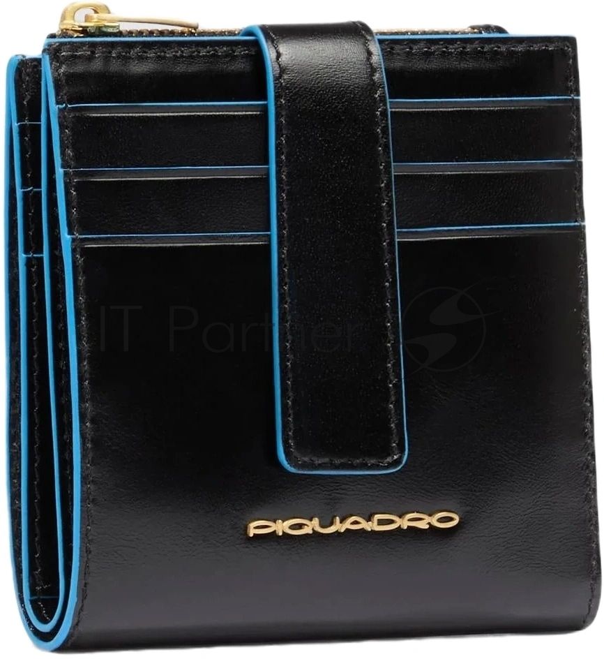 Картхолдер Piquadro Blue Square PP6843B2R/N черный, натуральная кожа