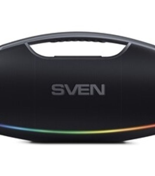 Портативная акустическая система SVEN PS-990, черный, 2.0, 2x90 Вт (RMS), IPx7, TWS, Bluetooth, USB, аккумулятор