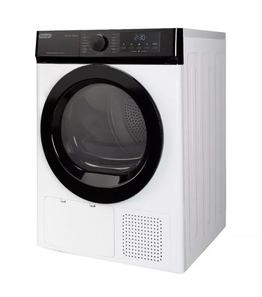 Сушильная машина DeLonghi DTD 1016 H EMILIA белый, 10 кг, сушка - конденсационная, программ - 15, 59.5 x 85 x 64.5 см