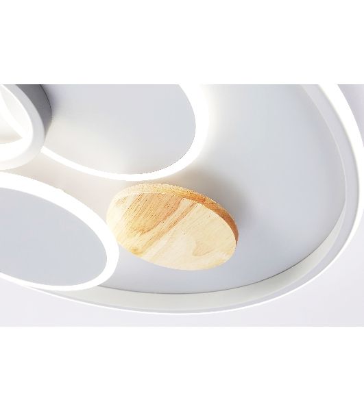Светильник Ambrella light FL4803 GR серый 3000K-6400K 70W D500*95 (ПДУ ИК)