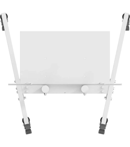 Стойка для телевизора Cactus CS-ST04 белый, 37"-70" макс. 68 кг, напольный, мобильный