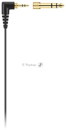 Наушники Sennheiser 506908/ накладные закрытые 16-22000Гц 1,5м отсоединяемый кабель+3м витой, 3.5мм/6.3мм 120дБ 70Ом