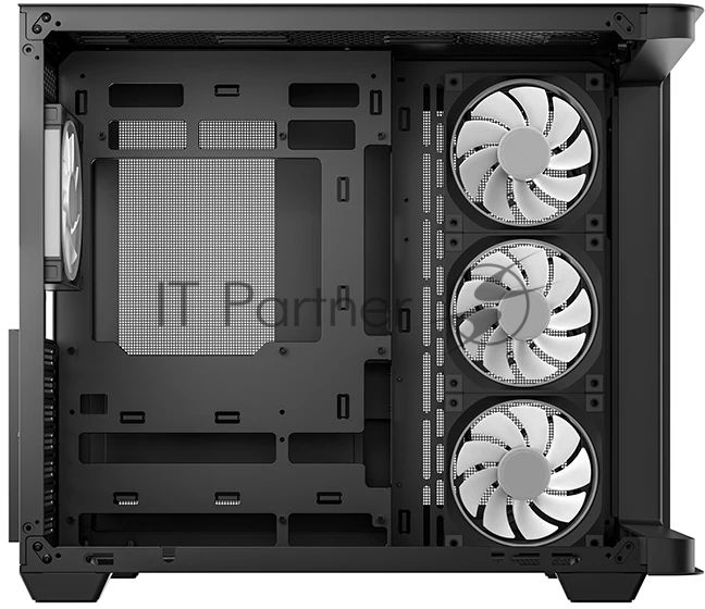 Корпус DeepCool CG530U 4F Black, Midi-Tower, чёрный, 4 x 120 мм