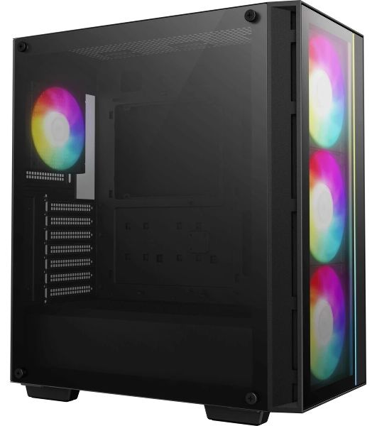 Корпус DeepCool MATREXX 55 V4 C Black, Midi-Tower, чёрный, 1 x 120 мм, 3 x 140 мм