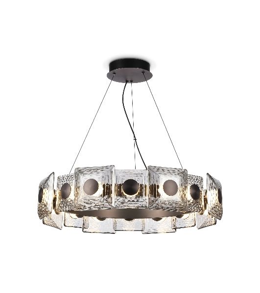 Светильник Ambrella light LH31030 GR/SM серый/дымчатый 72W 3000K D700*150