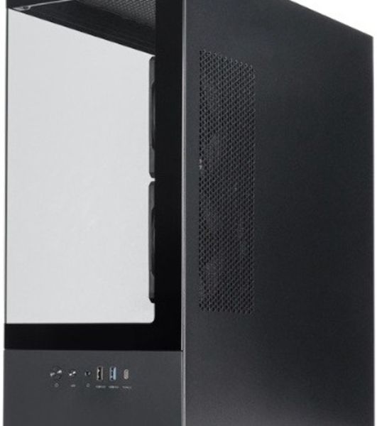 Компьютерный корпус Chieftec Vista черный без БП ATX 3x120мм 1xUSB2.0 1xUSB3.0 1xUSB3.1 audio bott PSU