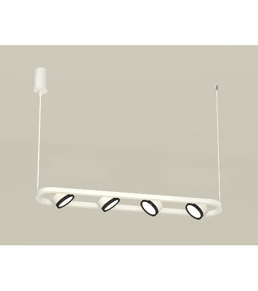 Светильник Ambrella light XB9163101/4 SWH/PBK белый песок/черный полированный GX53 (C9163, N8113)