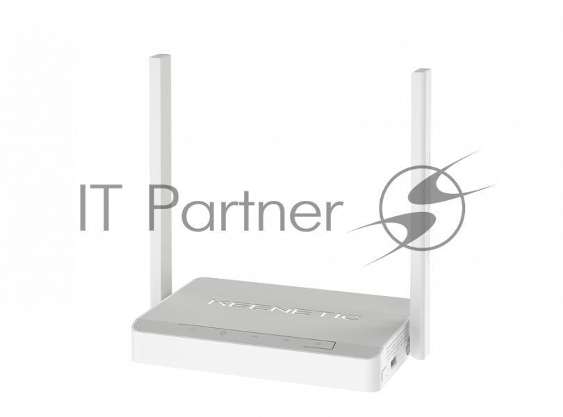 Роутер беспроводной Keenetic DSL (KN-2010) с модемом VDSL2/ADSL2+, Mesh Wi-Fi N300, 4-портовым Smart-коммутатором и портом USBИнтернет-центр