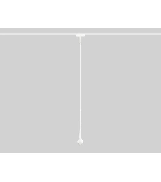 Светильник трековый светодиодный GV1642 WH белый IP20 9W 4200K 48V D75*1500