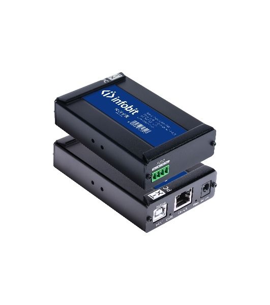 Удлинитель USB Infobit [iTrans USB2-TR80], до 80 м, с блоком питания 12В 1А 12Вт. Поддерживает RS232.
