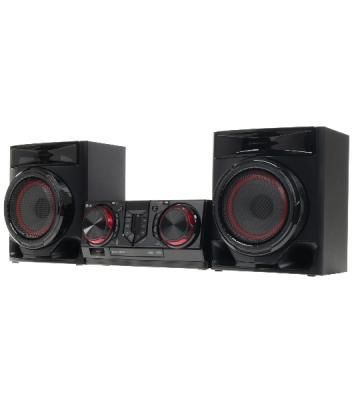 Мини-аудиосистема LG CJ44 черный 480Вт FM USB BT
