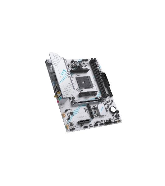 Материнская плата MAXSUN MS-B550M GAMING WIFI ICE, AM4, AMD B550, 2xDDR4, 2xSATA, 2xM.2, 1xPCIe 4.0 x16, 1xPCIe 3.0 x4, 1xHDMI, 1xDP, 1x1Gb LAN, Wi-Fi 5, Bluetooth 4.2, 2xUSB-A 5Gbps, 4xUSB-A 2.0, 3x3.5 мм, 5.1, mATX