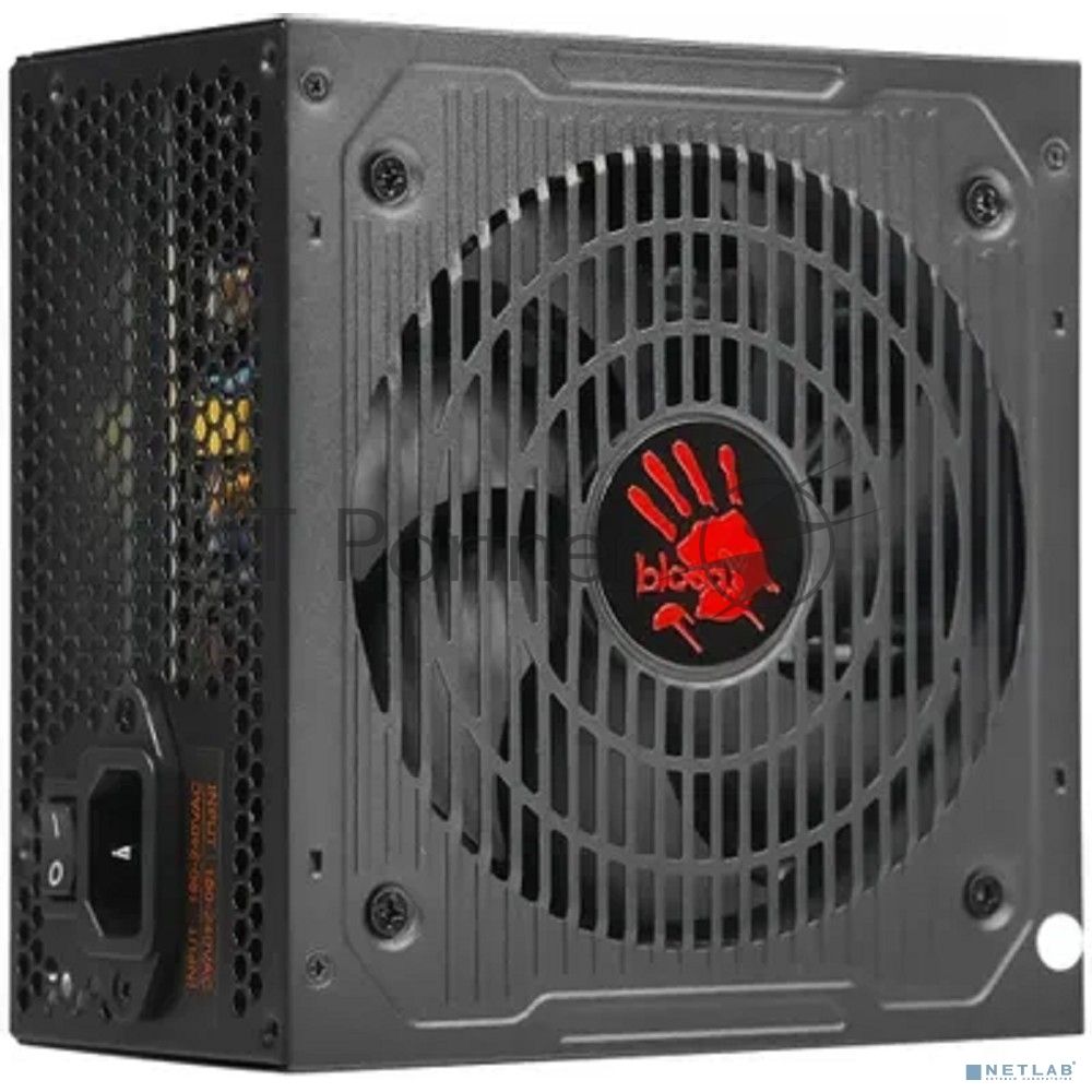 Блок питания Bloody BD-PS500W, 500Вт, 80 PLUS белый, 120мм,черный