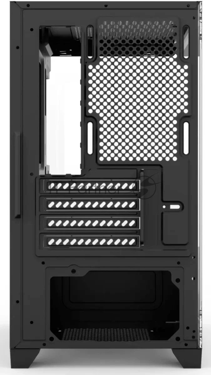 Компьютерный корпус Bloody BD-CC103 черный без БП mATX 7x120мм 1xUSB 2.0 1xUSB 3.0 audio bott PSU