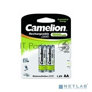 Аккумулятор Camelion AA-1000mAh Ni-Cd BL-2 (NC-AA1000BP2, аккумулятор,1.2В)