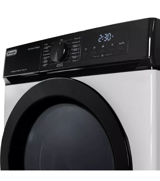 Сушильная машина DeLonghi DTD 1016 H EMILIA белый, 10 кг, сушка - конденсационная, программ - 15, 59.5 x 85 x 64.5 см