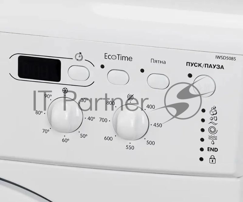 Стиральная машина Indesit IWSD 5085 (CIS) белый, загрузка фронтальная 5 кг,800 об/мин., класс: А