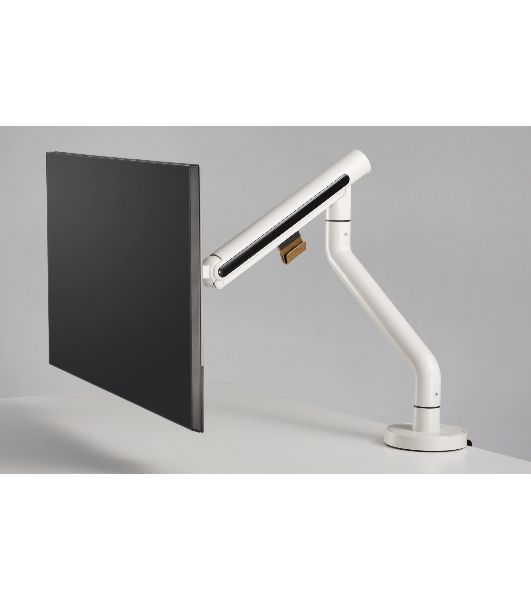 Кронштейн для мониторов Ultramounts UM725W белый 17"-32" макс.9кг крепление к столешнице поворот и наклон