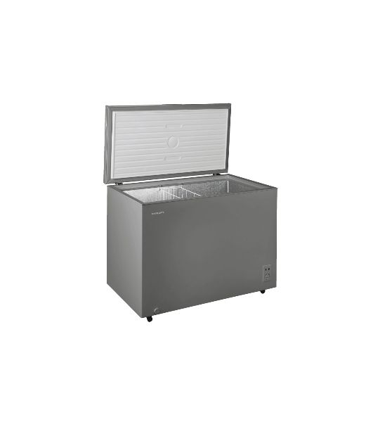 Морозильный ларь Kraft BD (W)-340SRX серебристый, 318л