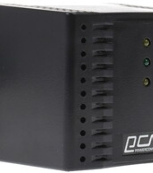 Стабилизатор напряжения Powercom Voltage Regulator, 3000VA, Black, Schuko