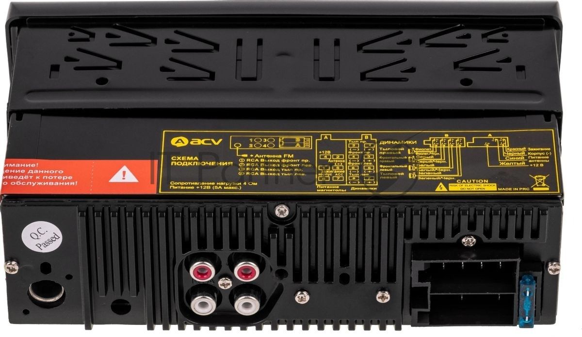 Автомагнитола ACV AVS-811G, 1 DIN, USB Type-A, AUX