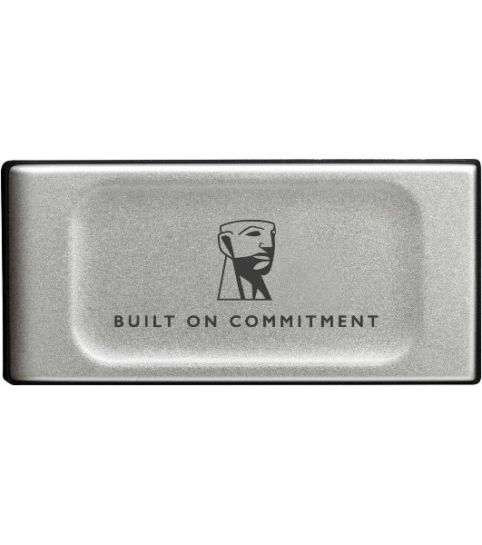 Внешний SSD Kingston XS2000, 500 Gb, USB 3.2 Gen 2x2 Type-C, R/W 2000/2000, серебристый