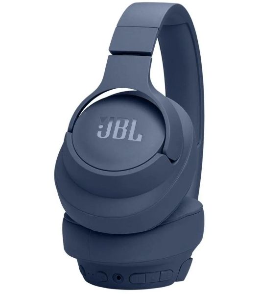 Беспроводные/проводные наушники JBL Tune 770NC синий, полноразмерные, Bluetooth + проводной, активное шумоподавление, до 70 ч