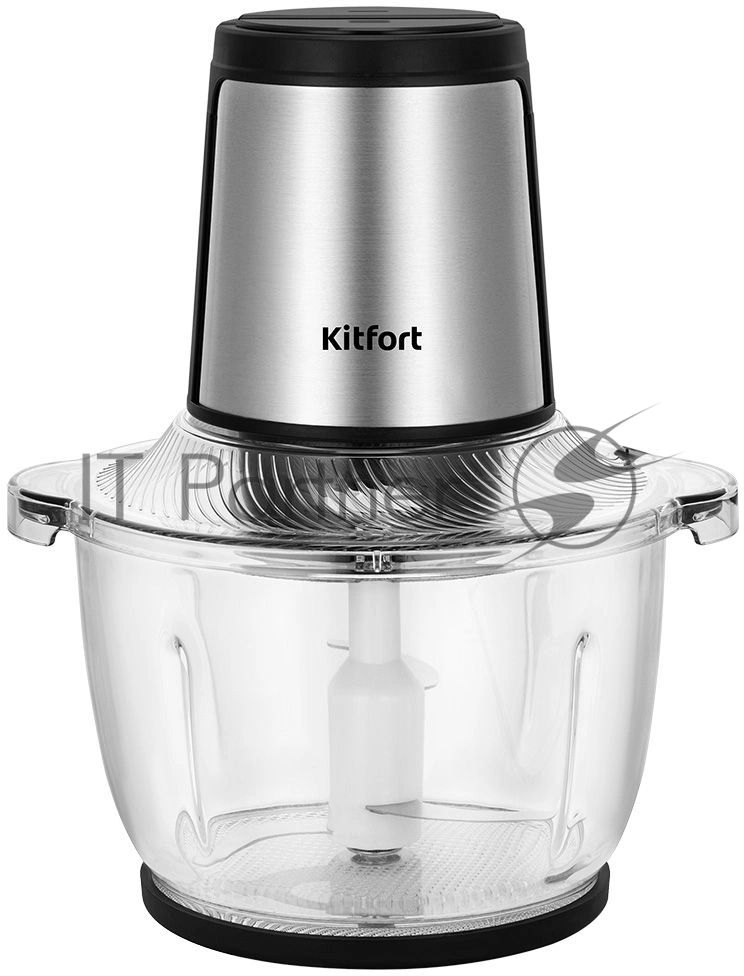 Измельчитель электрический Kitfort КТ-3550 1.5л. 400Вт серебристый/черный