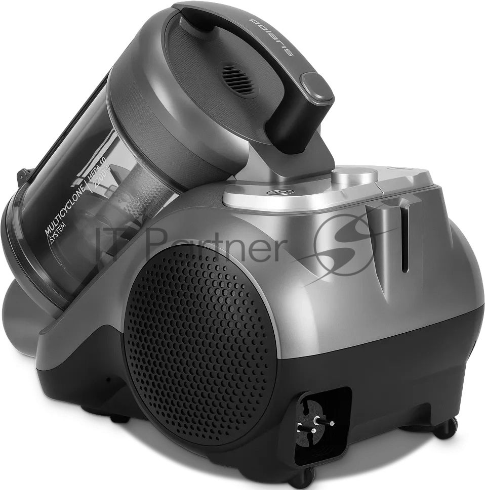 Пылесос Polaris PVC 3344 черный/серый, 650/2200 Вт, уборка сухая, пылесборник контейнер/мешок 2 л