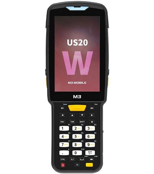 Терминал сбора данных M3 Mobile S20W0C-QLCWRE-HF 2D Image Zebra SE4850, 4/64 Гб, Android 10, USB, Bluetooth, WiFi, NFC, MicroSD, SIM, 2G, 3G, 4G, 4 " 480 x 800 px