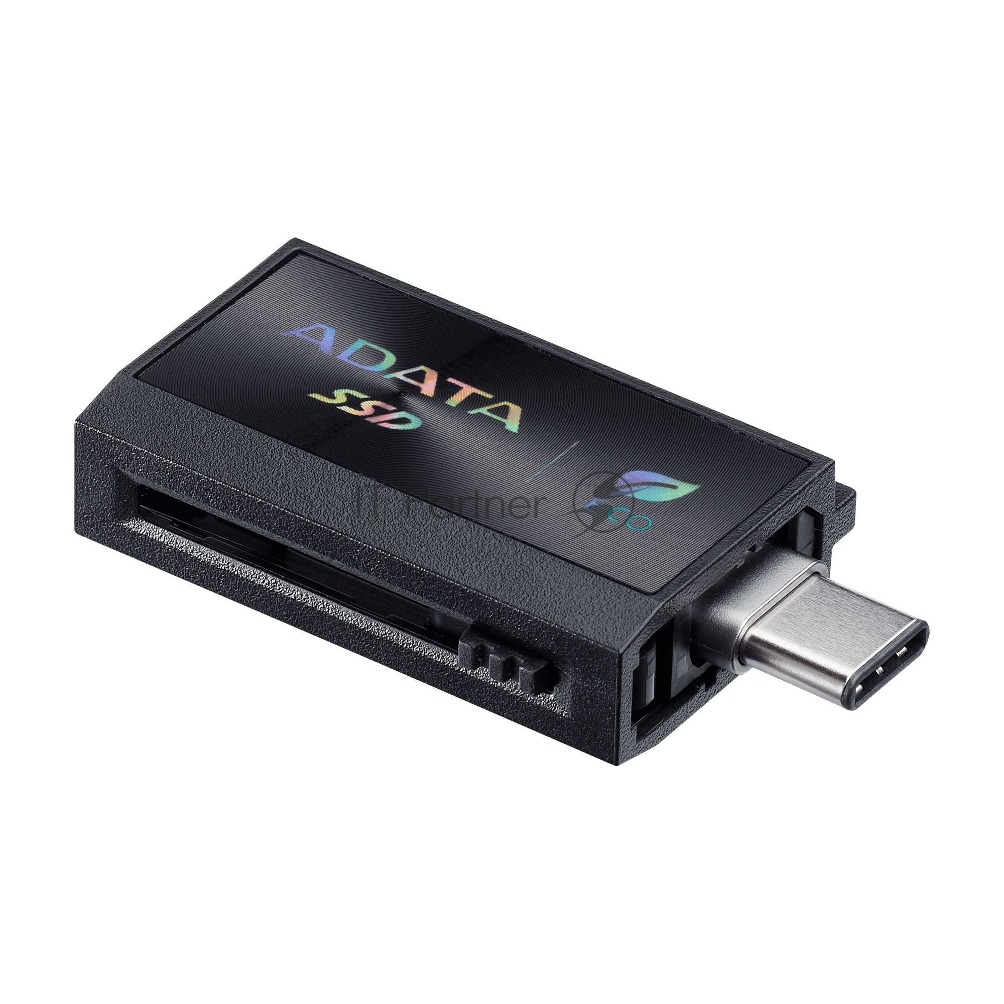 Внешний SSD ADATA SC730, 512 Gb, USB 3.2 Gen 2 Type-A/Type-C, R/W 600/600, черный