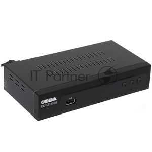 Приставка для цифрового ТВ Cadena CDT-2315SB черный, DVB-T2, DVB-T, HDMI, USB 2.0