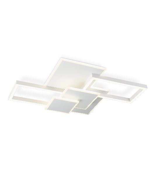 Потолочный светодиодный светильник Ambrella light FA1031/5 WH белый 95W 3000K-6400K 705*500*95 (ПДУ ИК)