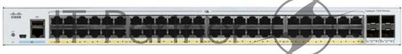 Коммутатор Cisco Catalyst 1000 48 port FE, 2x1G SFP,2X1G combo