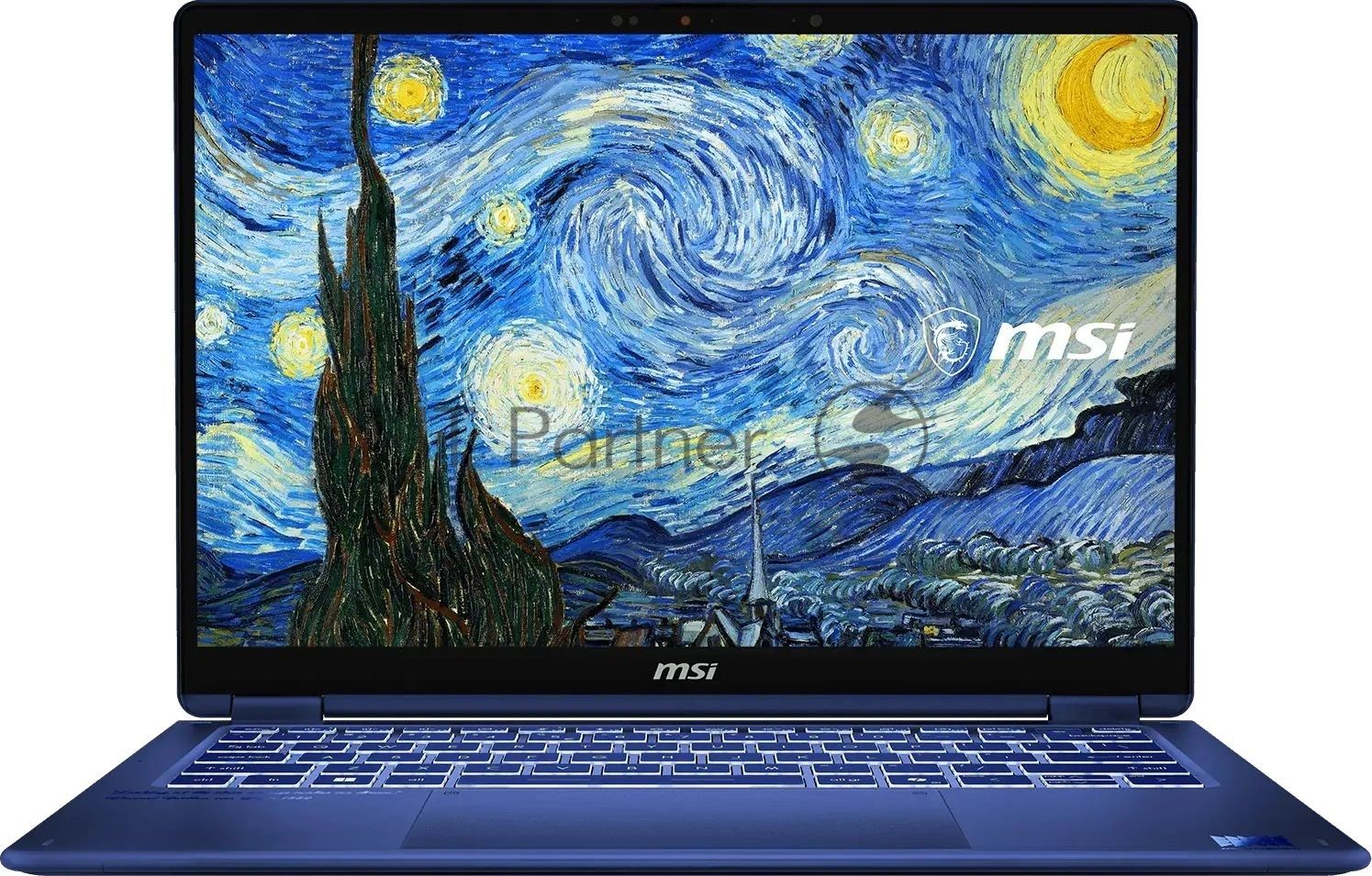 Ноутбук MSI Prestige 14 Flip AI+ The Starry Night-400RUY/14"/OLED/Intel Core Ultra X9 378H/32Gb/1Tb SSD/Intel Arc/Windows 11 Pro/темно-синий/1.37kg