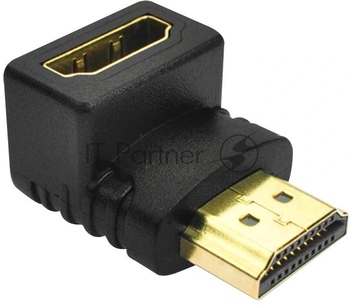 Переходник Greenconnect HDMI-HDMI  19M - 19F верхний угол
