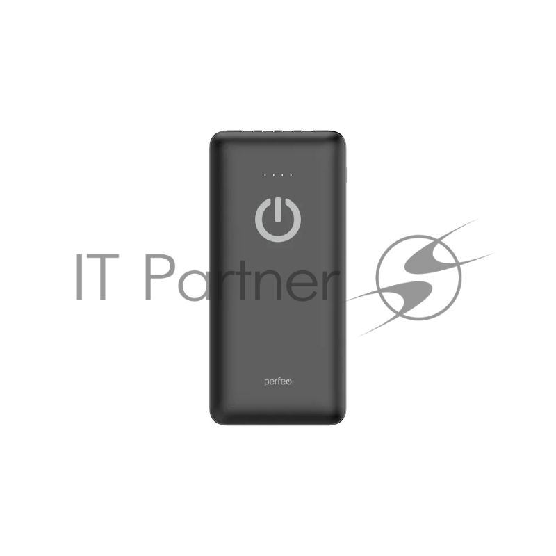 Портативный аккумулятор Powerbank Perfeo ABSOLUTE 10000mah In Micro usb,USB /Out USB,Micro usb,Type-C,Lightning, 2.1А/ черный (PF_B4878)