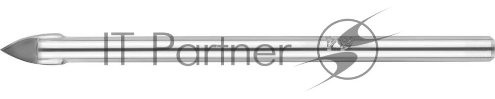 Сверло по кафелю, керамике, стеклу, с двумя режущими лезвиями, цилиндрический хвостовик, 5 мм, URAGAN 29830-05