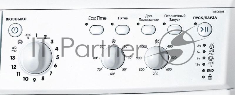 Стиральная машина Indesit IWSC 6105 белый, загрузка фронтальная 6 кг, 1000 об/мин., класс: А