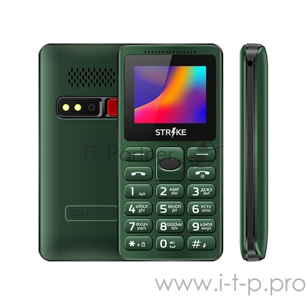 Мобильный телефон BQ Strike S10 черный SC6531E