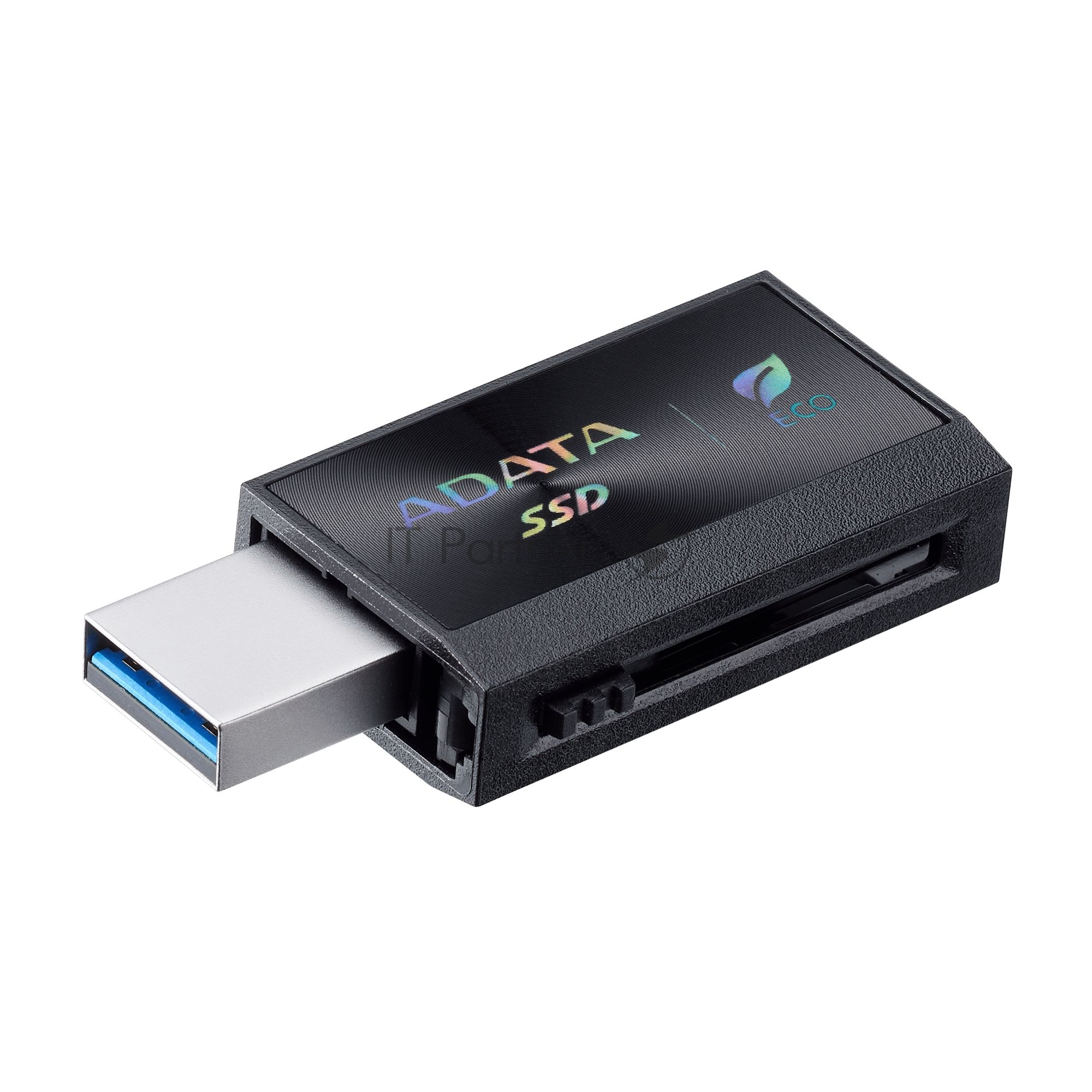 Внешний SSD ADATA SC730, 512 Gb, USB 3.2 Gen 2 Type-A/Type-C, R/W 600/600, черный