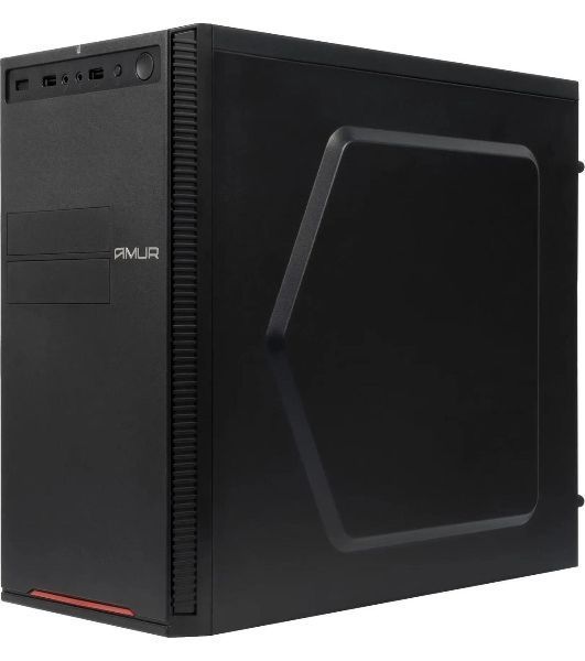Компьютер Amur Нарвал B7I21 MT i5 12400 (2.5) 16Gb SSD 512Gb UHDG 730 FreeDOS 2.5xGbitEth 500W мышь клавиатура черный (RUS) (2147011)