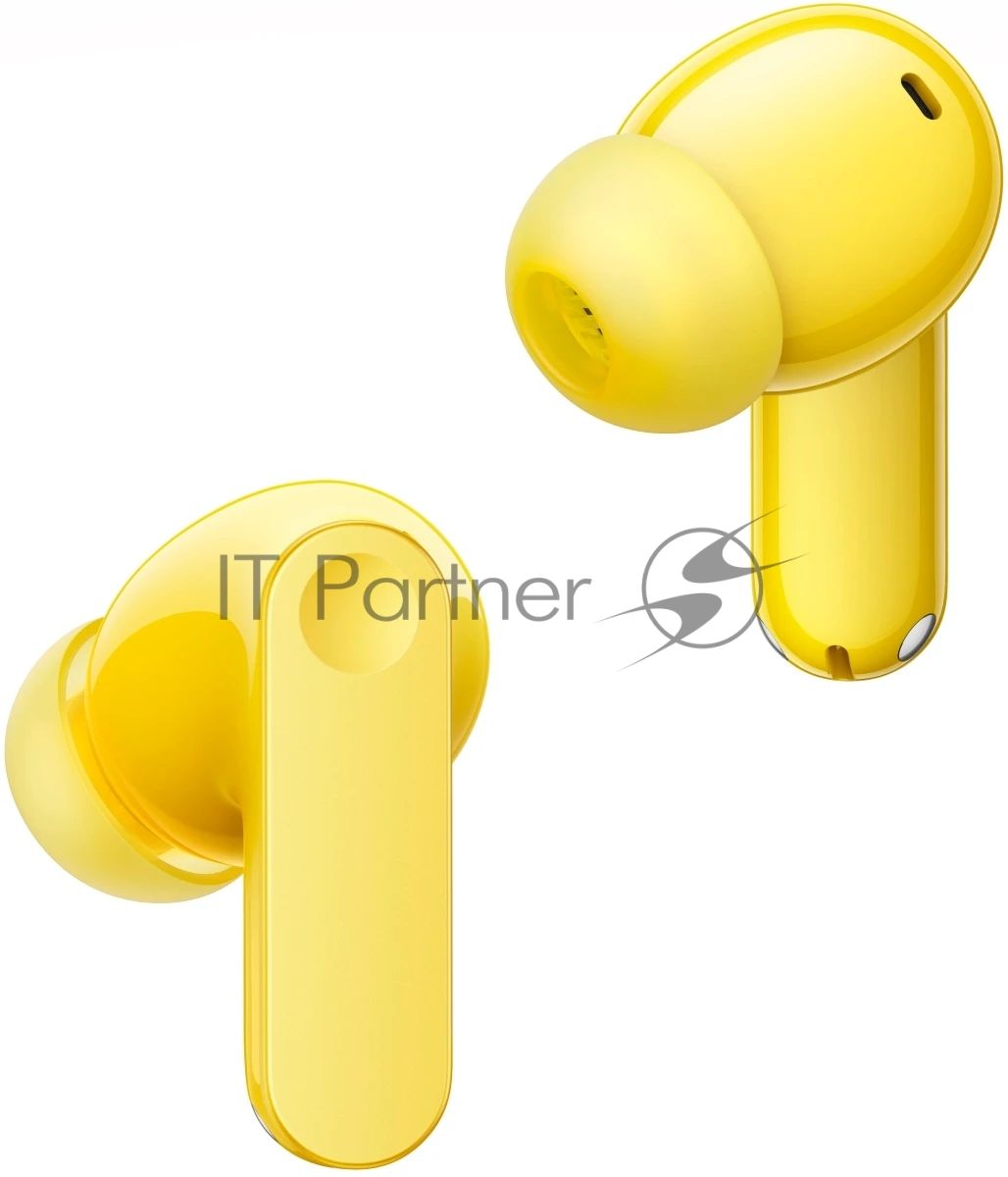Наушники TWS Realme Buds T500 Pro желтый, внутриканальные, Bluetooth, активное шумоподавление, до 56 ч