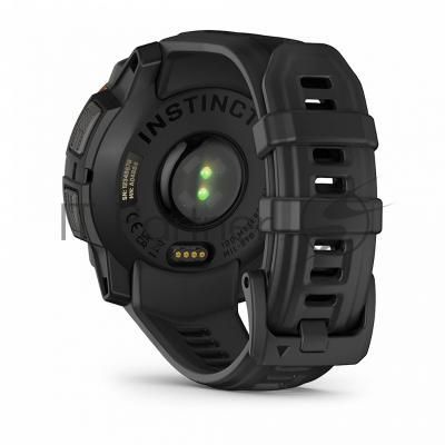 Смарт-часы Garmin Instinct 3 Solar черный, черный ремешок 45мм