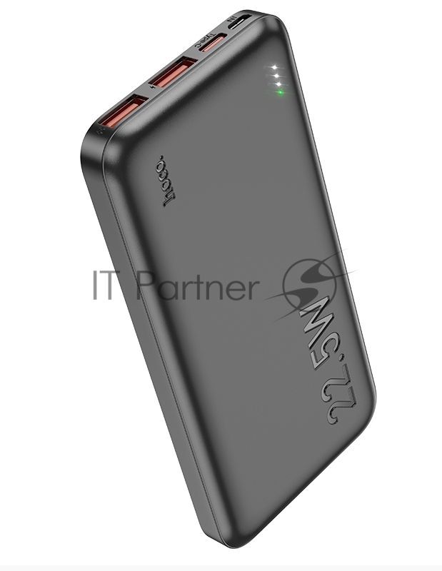Портативный аккумулятор Powerbank HOCO J101 Astute, 10000mAh черный
