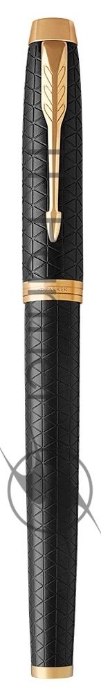 Ручка перьевая Parker IM Premium F323 (CW1931646) Black GT, F, сталь нержавеющая, подарочная коробка