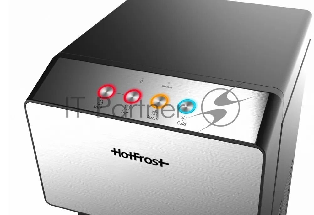 Кулер для воды Hotfrost V450ASM, нижняя загрузка, нагрев 90 °С, охлаждение 10 °С, черный/серебристый