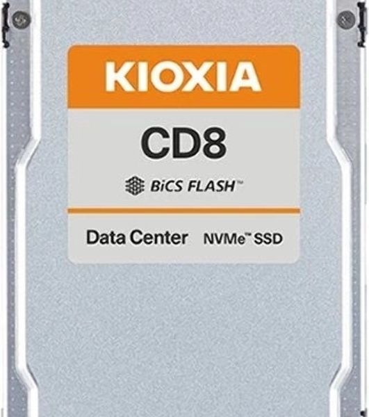 Накопитель SSD Kioxia CD8-R, 7680Gb, 2.5", U.3, PCIe 4.0 x4, R/W 7100/6000