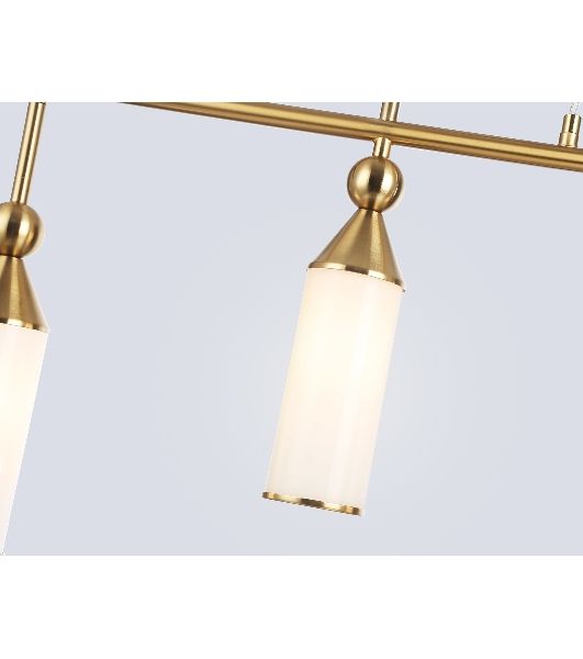 Светильник Ambrella light LH55274/4 BS/FR латунь/белый матовый E14*4 max 40W 845*65*1150