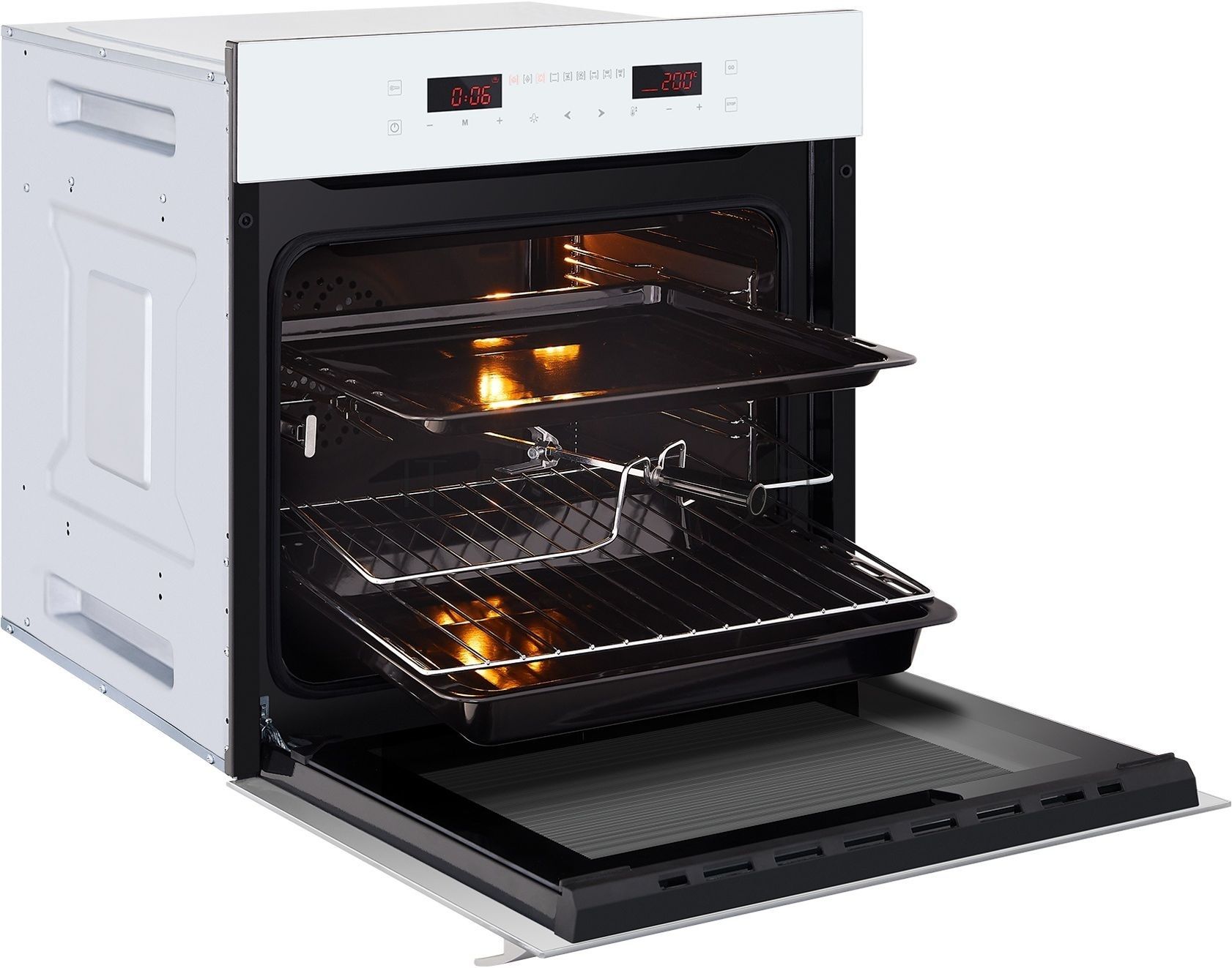 Духовой шкаф электрический HIBERG VM 6192 W, встраиваемый